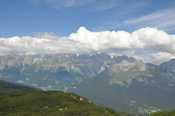 Dolomites from mount Pelmo (Italy)