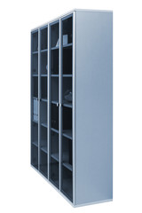 bookcase with glass doors