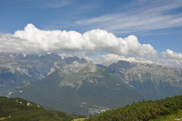 Obraz premium Dolomity z góry Pelmo (Włochy)