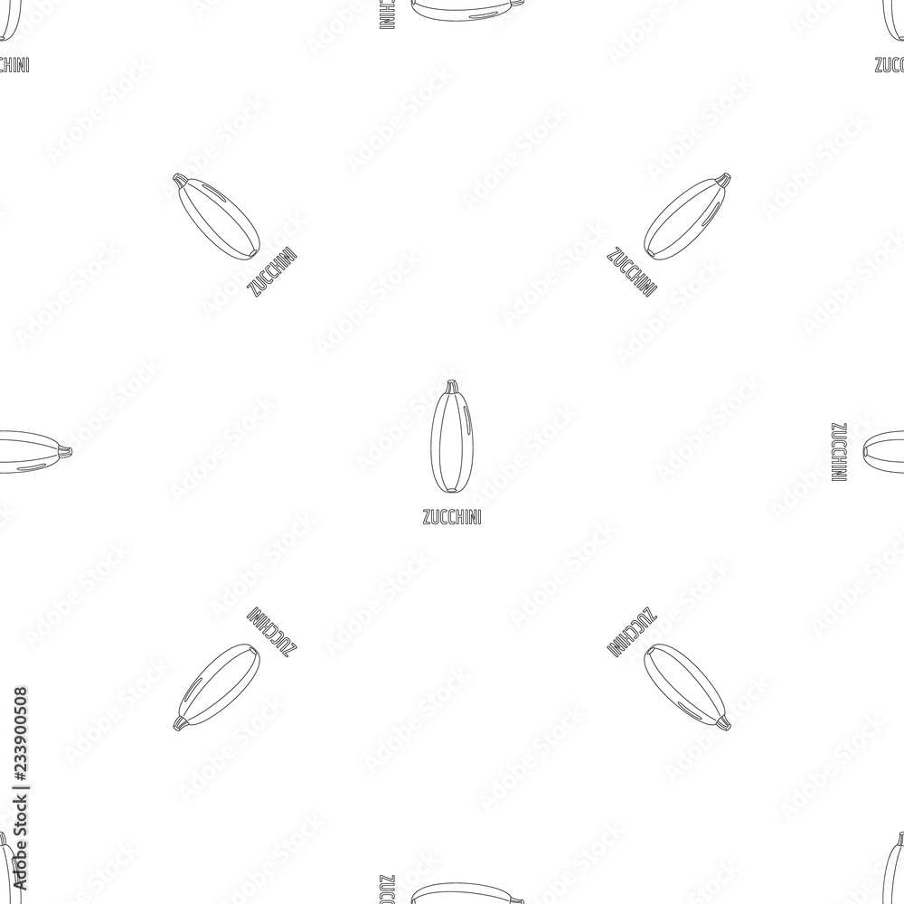 Poster zucchini pattern seamless vector repeat geometric for any web design