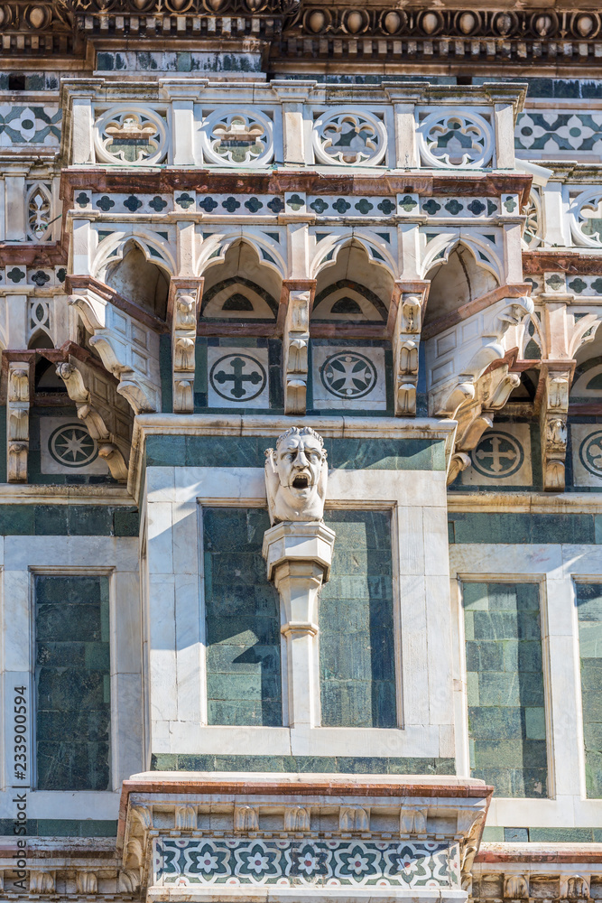 Poster Gargoyle on a cathedral wall