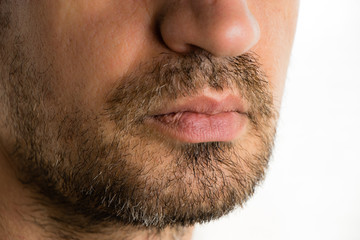 Obraz premium Dettaglio viso uomo