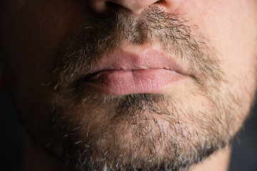 Dettaglio viso uomo