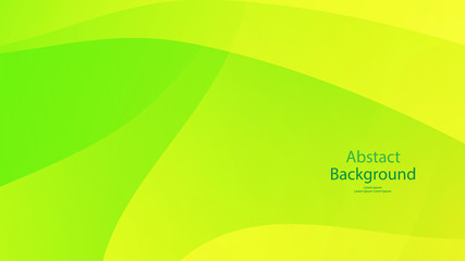 Green color and Yellow color background abstract art vector 
