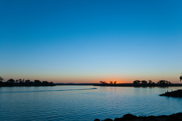 Fototapeta premium Sunset, Lake Eppalock, Victoria, Australia