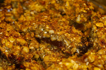 homemade oatmeal cookies with coconut and dates