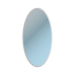 Vector realistic mirrors. Mirror frames or mirror decor vector