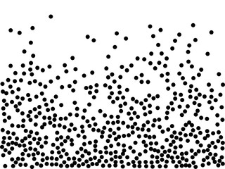 Abstract geometric background. Halftone vector background. Monochrome gradient pattern. Pop Art random dots black white texture. Design for presentation banner, flyer, report, business cards, stickers