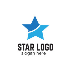 Stars vector logo. Star business vector logo shape