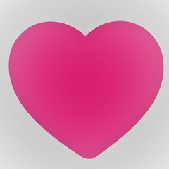 Valentine heart card illustration