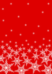 Christmas ornament of snowflakes. Decorative background