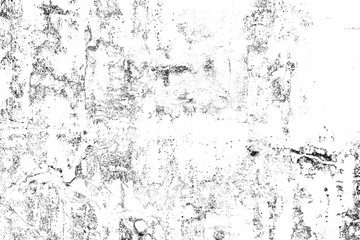 Abstract monochrome background. Texture is black and white in grunge style. Pattern of chips, cracks, scuffs, dust, stains