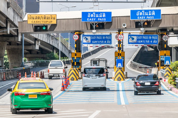 highway toll booths,