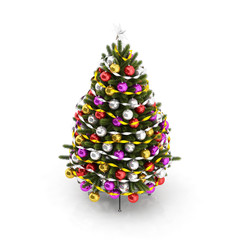 Christmas holiday 3D rendering