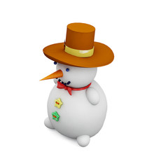 Christmas holiday 3D rendering