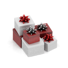 Christmas holiday 3D rendering