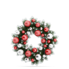 Christmas holiday 3D rendering