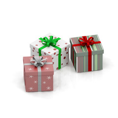 Christmas holiday 3D rendering