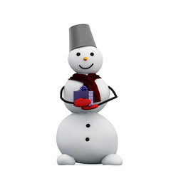 Christmas holiday 3D rendering