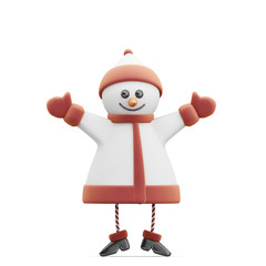 Christmas holiday 3D rendering