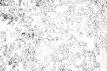 Abstract monochrome background. Texture is black and white. in grunge style. Pattern of chips, cracks, scuffs, dust, stains