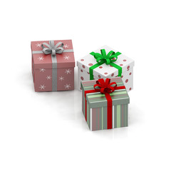 Christmas holiday 3D rendering