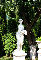 statue in the garden