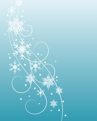 Winter christmas background