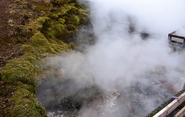 Geothermal pool in Iceland