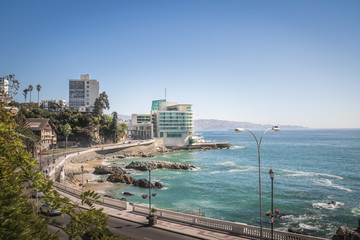 Aerial view of Vina del Mar skyline - Vina del Mar, Chile