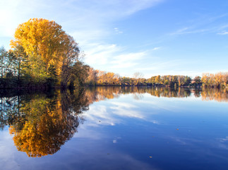 Germany, Saxony Anhalt, Lake Kretschau