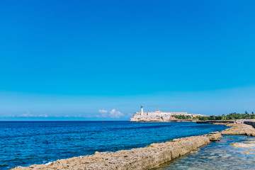 Morro Castle fortress in Havana bay, Cuba