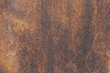 Rust on steel plate. Rusty metal Texture for interior exterior decoration and industrial. construction concept.