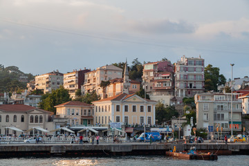 Fototapeta na wymiar On the Bosporus, Turkey