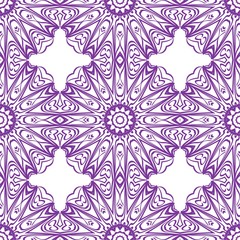 Ornamental floral print with color seamless ornament. For design of carpet, shawl, pillow, cushion. Vector illustration