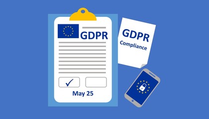 Illustration of GDPR (General Data Protection Regulation) Compliance
