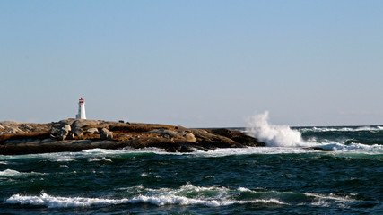 Lighthouse at Peggy's Point