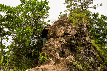 Three Peaks Hike, Oahu, Hawaii