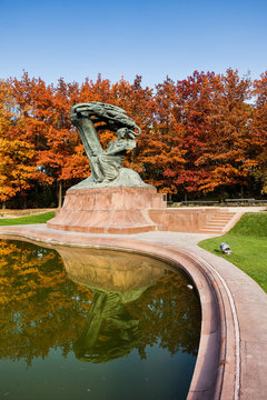 Chopin Monument in Warsaw