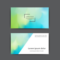 Fototapeta premium Business card template