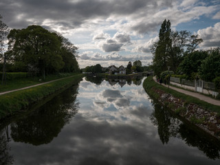 Canal d'Orléans à Combleux