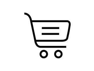 Shopping cart symbol illustration vector 