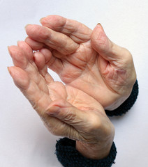 Hands of old woman. Aging concept 