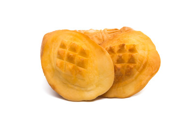 polish smoked cheese isolated