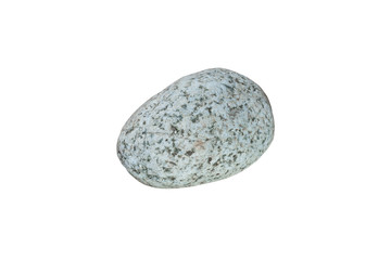 White natural river stone/ White natural river stone isolated on white background