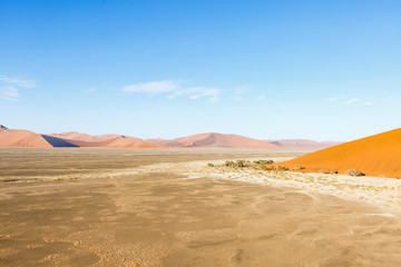 Luftaufnahme, Sanddünen im Sossusvlei Nationalpark