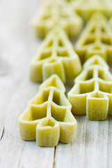 Christmas tree pasta