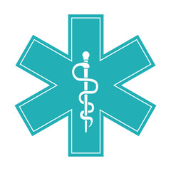 Obraz premium Caduceus medical symbol