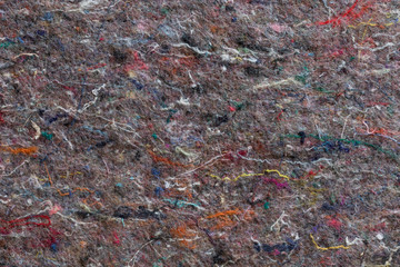 Motley texture of felt.