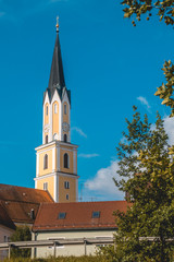 Beautiful church at Vilshofen - Vils - Bavaria - Germany